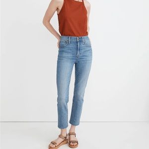 NWT Madewell The Perfect Vintage Crop Jean in Clymer Wash Size 30 Inseam 27